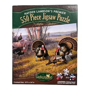 Hayden Lambson Premiere On The Wagon Jigsaw Puzzle 550 Pc Hunting Turkey USA